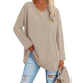 Robe en tricot Dolman « You Belong With Me » - Taupe
